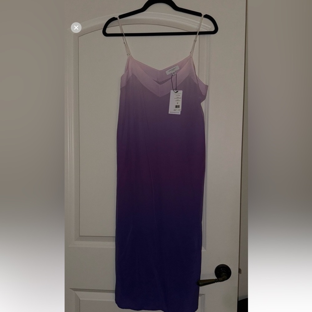 Equipment Lavender and Purple Dress